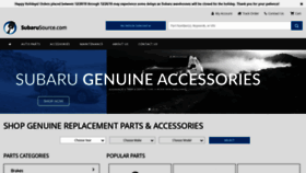 What Subarusource.com website looked like in 2018 (5 years ago)