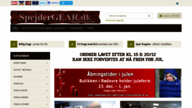 What Spejdergear.dk website looked like in 2018 (5 years ago)