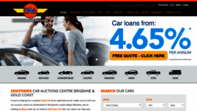 What Southsideautoauctions.com.au website looked like in 2018 (5 years ago)