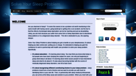 What Solve-your-sleep-problem.com website looked like in 2018 (5 years ago)