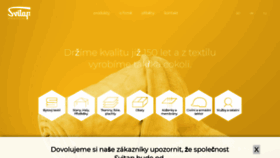 What Svitap.cz website looked like in 2018 (7 years ago)