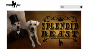 What Splendidbeast.com website looked like in 2018 (5 years ago)