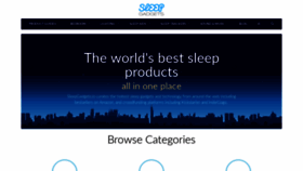 What Sleepgadgets.io website looked like in 2018 (5 years ago)