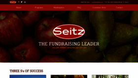 What Seitzfundraising.com website looked like in 2018 (5 years ago)