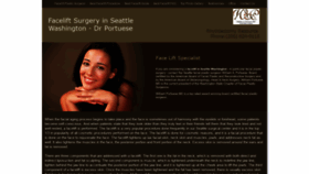 What Seattle-facelift.com website looked like in 2018 (5 years ago)