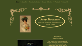 What Soaptreasures.net website looked like in 2018 (5 years ago)