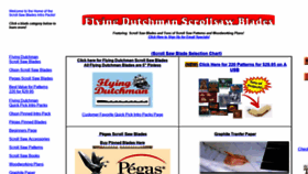 What Scrollsawbladespatterns.com website looked like in 2018 (5 years ago)