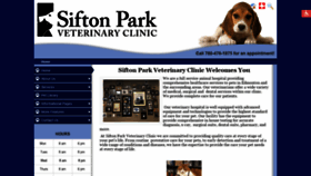 What Siftonparkvetclinic.com website looked like in 2018 (5 years ago)