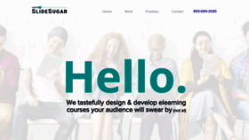 What Slidesugar.com website looked like in 2018 (5 years ago)