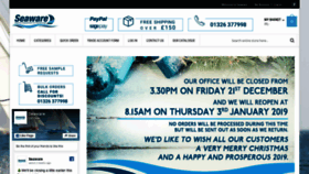 What Seaware.co.uk website looked like in 2018 (6 years ago)
