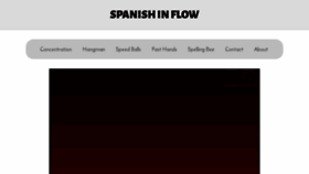 What Spanishinflow.com website looked like in 2018 (5 years ago)