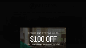 What Seldens.com website looked like in 2018 (5 years ago)