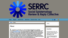 What Social-epistemology.com website looked like in 2018 (5 years ago)
