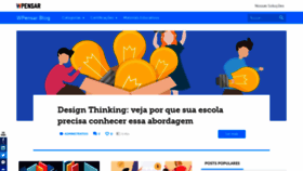 What Senes.wpensar.com.br website looked like in 2018 (5 years ago)
