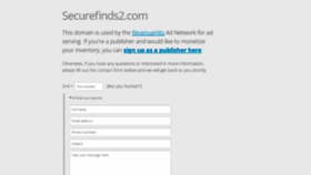 What Securefinds2.com website looked like in 2018 (5 years ago)