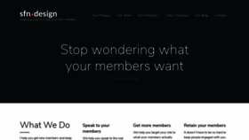 What Sfndesign.ca website looked like in 2018 (5 years ago)