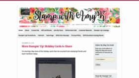 What Stampwithamyk.com website looked like in 2018 (5 years ago)