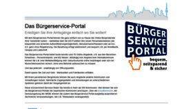 What Sh.buergerserviceportal.de website looked like in 2018 (5 years ago)