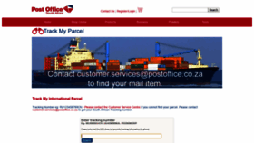 What Southafricanpostoffice.post website looked like in 2018 (5 years ago)