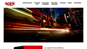 What Spiritmedia.mx website looked like in 2018 (5 years ago)