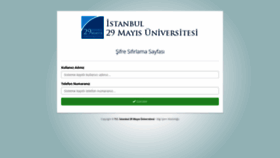 What Sifre.29mayis.edu.tr website looked like in 2018 (5 years ago)