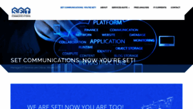 What Setcom.ca website looked like in 2018 (5 years ago)