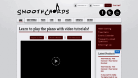What Smoothchords.com website looked like in 2018 (5 years ago)