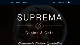 What Supremaitalian.com website looked like in 2018 (5 years ago)