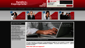 What Syndics-copropriete.com website looked like in 2018 (5 years ago)