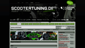 What Scootertuning.de website looked like in 2018 (5 years ago)
