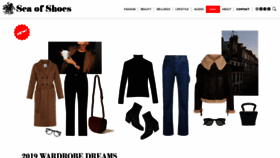 What Seaofshoes.com website looked like in 2018 (5 years ago)