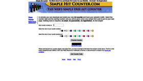 What Simplehitcounter.com website looked like in 2018 (5 years ago)
