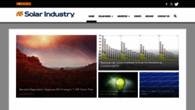 What Solarindustrymag.com website looked like in 2018 (5 years ago)