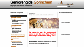 What Seniorengids-gorinchem.nl website looked like in 2018 (5 years ago)