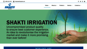 What Shaktiirrigation.com website looked like in 2018 (5 years ago)
