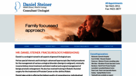 What Steinerurology.com.au website looked like in 2018 (5 years ago)