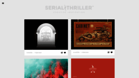 What Serialthriller.com website looked like in 2018 (5 years ago)