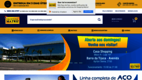 What Shoppingmatriz.com.br website looked like in 2018 (5 years ago)