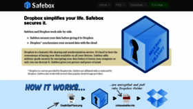 What Safeboxapp.com website looked like in 2018 (5 years ago)