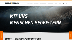 What Sport1media.de website looked like in 2018 (5 years ago)