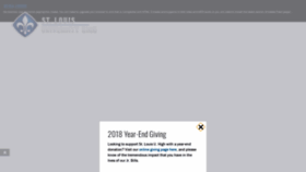 What Sluh.org website looked like in 2018 (5 years ago)