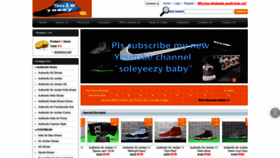 What Soleyeezy.cn website looked like in 2019 (5 years ago)
