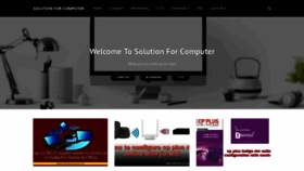 What Solutionforcomputer.com website looked like in 2019 (5 years ago)