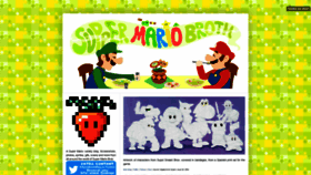 What Suppermariobroth.com website looked like in 2019 (5 years ago)
