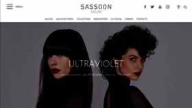 What Sassoon-salon.com website looked like in 2019 (5 years ago)