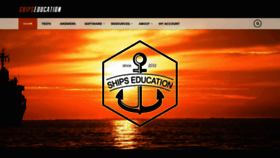What Shipseducation.com website looked like in 2019 (5 years ago)