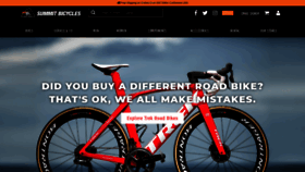 What Summitbicycles.com website looked like in 2019 (5 years ago)