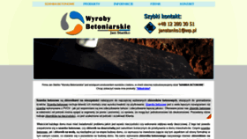 What Szambabetonowemalopolska.pl website looked like in 2019 (5 years ago)