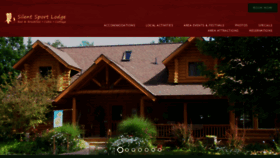 What Silentsportlodge.com website looked like in 2019 (5 years ago)