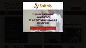 What Solthis.org website looked like in 2019 (5 years ago)